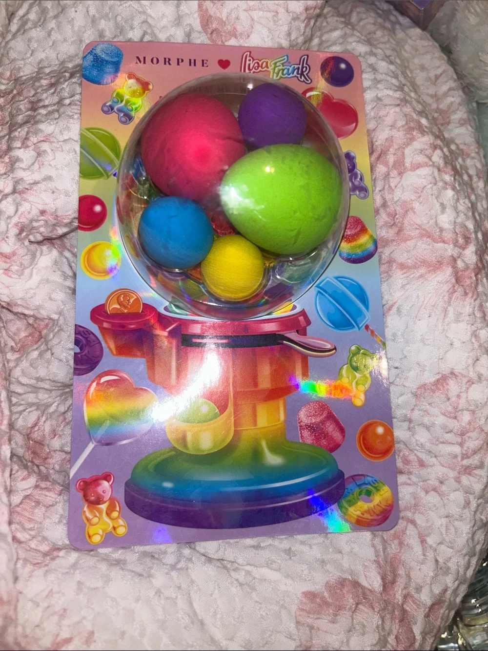 Lisa Frank Bubble Gumball makeup sponges - Pink, Green, Blue, Purple, Yellow